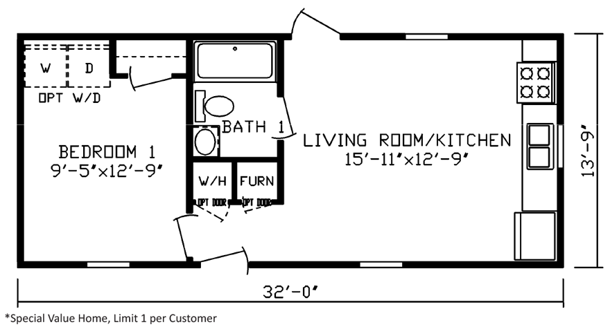 4 Bedroom Single Wide Mobile Home Floor Plans - Carpet Vidalondon